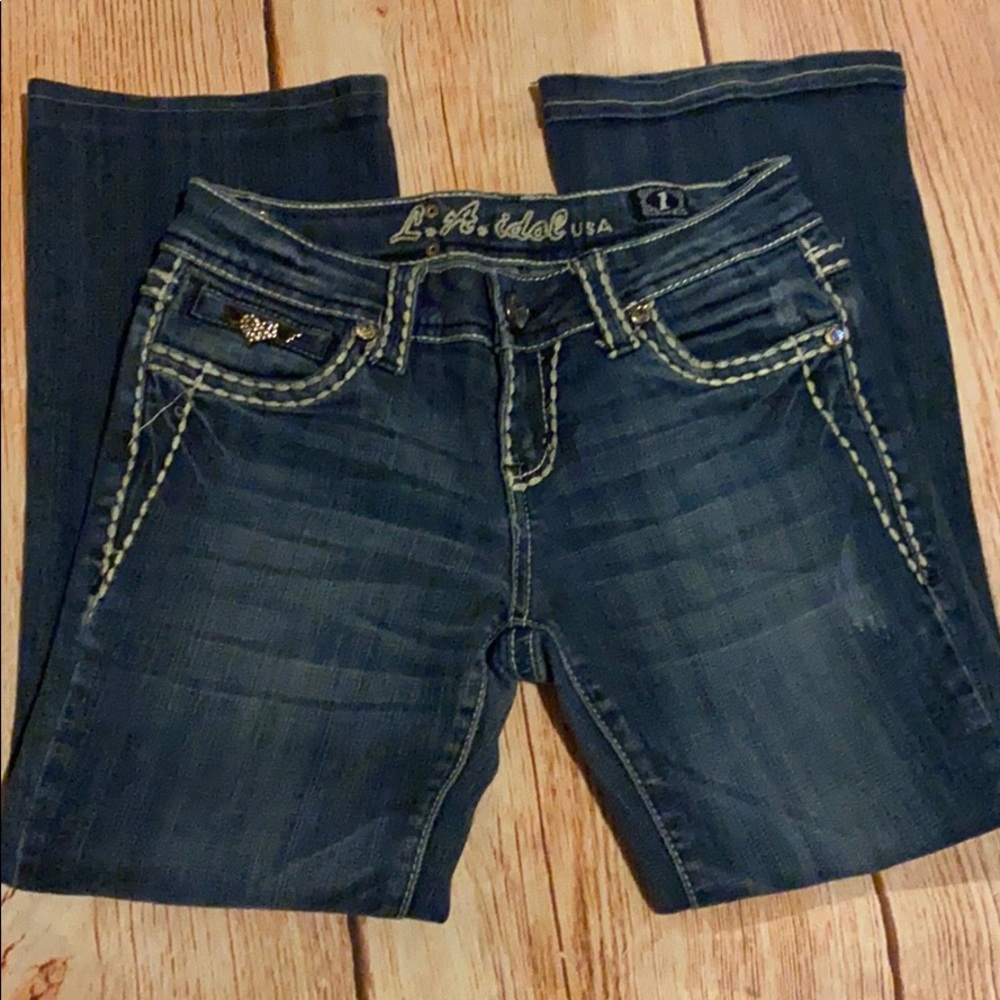 LA Idol Jeans juniors size W27 L34 (1)